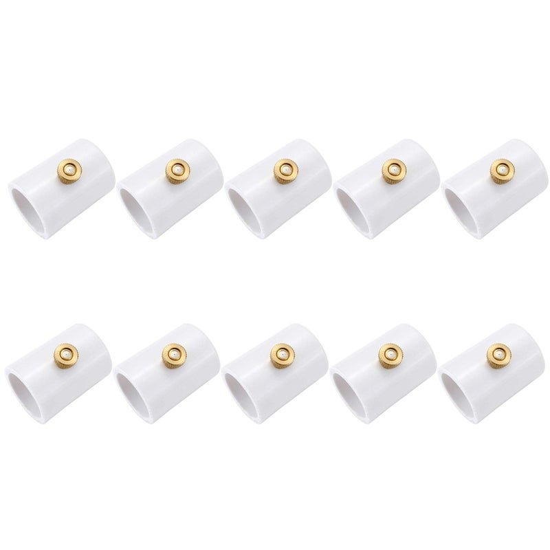CozyCabin 1/2 inch PVC Splitter with Brass Mist Nozzle (Pack of 10) - Image 1